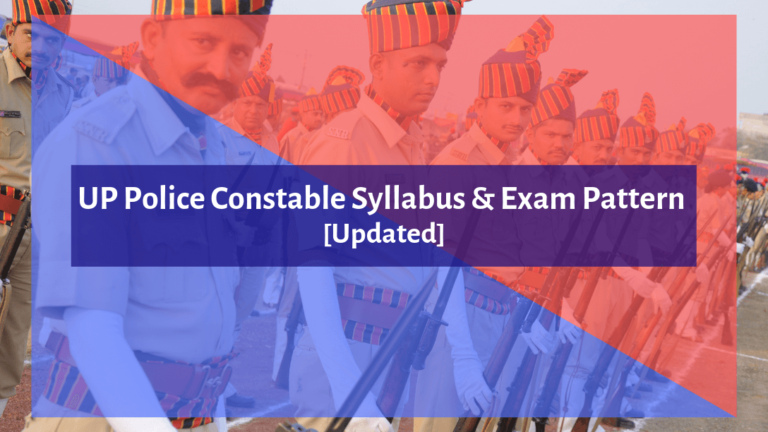 UP Police Constable Syllabus & Exam Pattern