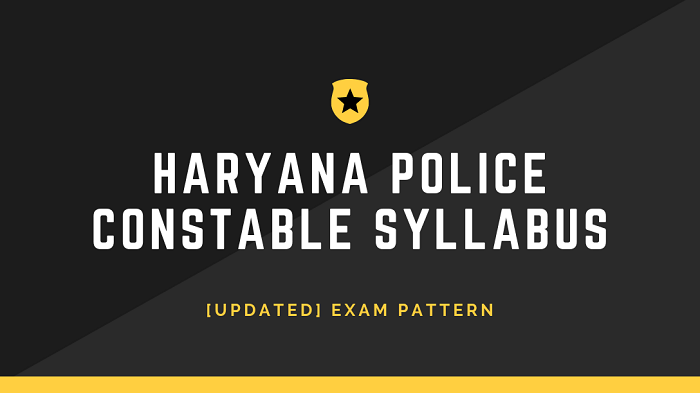Haryana Police Constable Syllabus Exam Pattern in hindi