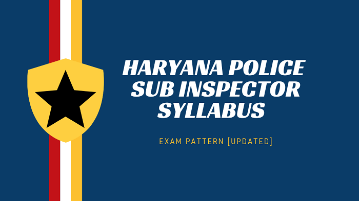 Haryana Police SI Syllabus and Exam Pattern in hindi