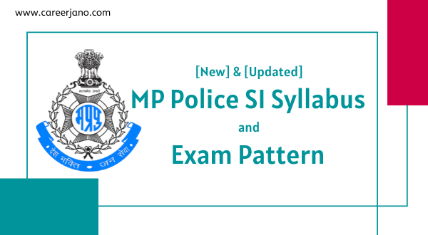MP Police SI Syllabus and Exam Pattern in hindi