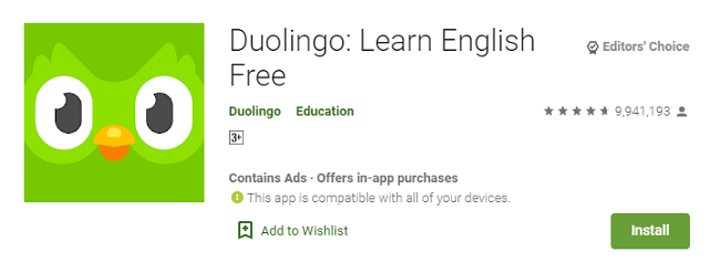 Duolingo Learn English Free
